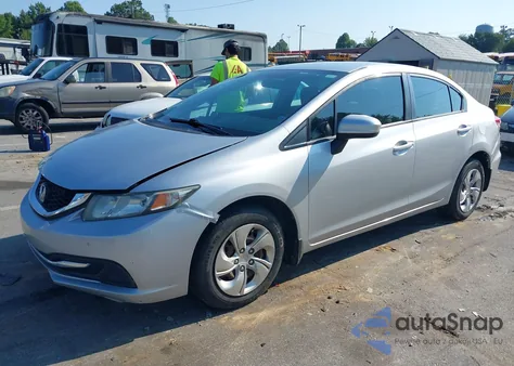 2014 Honda Civic Lx z USA, uszkodzony, nr VIN 2HGFB2F55EH512215